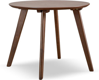 Furniture of America Callum Mid-Century Modern Solid Wood 2 Piece Brown Round - Image 12