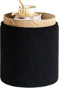 PINPLUS Storage Ottoman Round Boucle Ottoman by PINPLUS