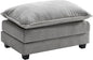 Ihanherry Ottoman for Modular Sectional Cloud Couch, Chenille Deep Seat Sofa by iHanHerry