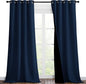 NICETOWN Complete 100% Blackout Curtain Set, Thermal Insulated & Energy by NICETOWN