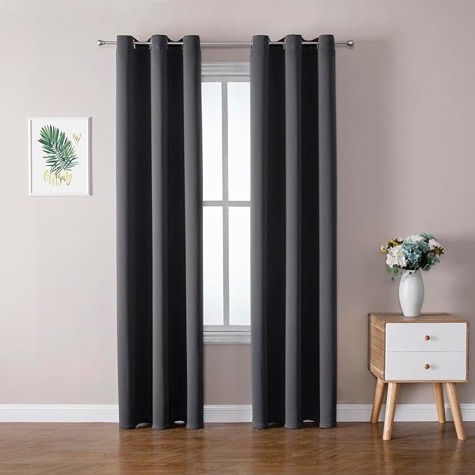 ChrisDowa Blackout Curtains for Bedroom and Living Room 78 Inches Long | 2 by ChrisDowa