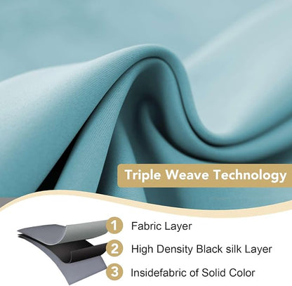 H.VERSAILTEX Thermal Insulated Blackout Drapes Soft and Smooth Microfiber - Image 3