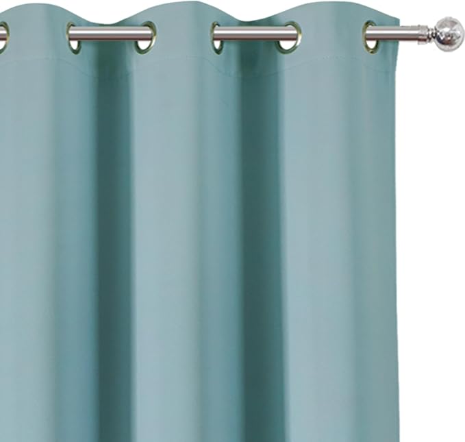 Stone Blue Thermal Blackout Curtains/42 x 84 Inch/Set of 2 Panels Room - Image 6