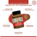 Pride of India – Tandoori Grill Masala – Blend of Exotic & Gourmet Spices – Ideal for Vegetable, Meat & Chicken Cooking – GMO Free – Easy to Use - 7 oz. Medium Dual Sifter Bottle