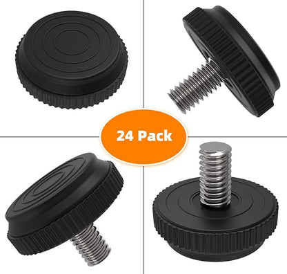 ONEHOME 16 Pack 5/16-18 Stainless Steel Adjustable Threaded Furniture Leg - Image 5