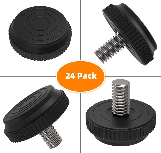 ONEHOME 8 Pack 5/16-18 Stainless Steel Adjustable Threaded Furniture Leg - Image 5