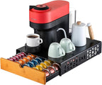 Flagship for Nespresso Pod Holder Coffee Pod Organizer for Vertuo Pod Storage Morden Design Large Capacity Fits All Size Vertuo Pods