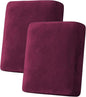 H.VERSAILTEX Velvet Stretch Couch Cushion Cover Plush Cushion Slipcover by HVERSAILTEX
