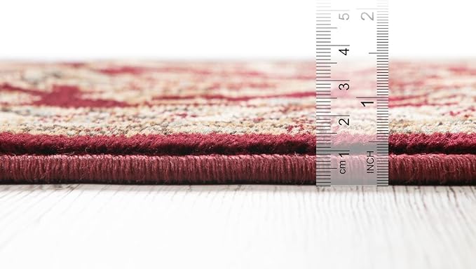 Rugs.com Aditi Collection Rug – 10x14 Red Medium-Pile Rug Perfect - Image 7