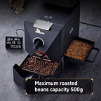 Electric Coffee Bean Roaster Machine, Smokeless Drum Roasting, for Home&Commercial Automatic Baking