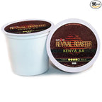 InfuSio Coffee Pods – 96 Count, Kenya AA (Dark Roast Coffee) Single Serve Coffee Pods for Keurig K Cup® Brewers, Compatible with Keurig 2.0 Brewers