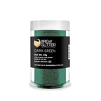 Dark Green BREW GLITTER Edible Glitter For Drinks, Cocktails, Beer, Garnish Glitter & Beverages | KOSHER & HALAL Certified | 100% Edible & Food Grade | Vegan, Gluten, Nut Free (25g, Dark Green)