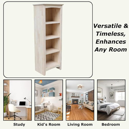 Solid Wood Shaker Bookcase - Image 6