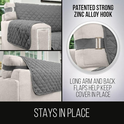 Sofa Shield® Couch Slip Covers for Dogs, Reversible Furniture Protector - Image 4