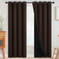 SimpleHome Chocolate Brown 100% Blackout Curtains Room Dark Living Room 84L | by SimpleHome