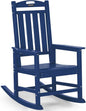 Outdoor Adirondack Rocking Chairs All-Weather HDPE Patio Rocker Chair by ABCPATIO