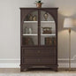 52" Tall Display Cabinet with Glass Doors, Glass Display Case Storage Cabinets by Unknown