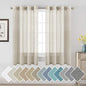 H.VERSAILTEX Linen Curtains Flax Linen Blended Curtain Panels by HVERSAILTEX