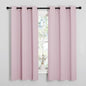 NICETOWN Baby Pink Blackout Curtains 40 inches Length by NICETOWN