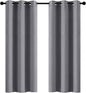 Yakamok Grey Room Darkening Curtains 42x72 inch Gray Grommet-Living Room | 2 by Yakamok