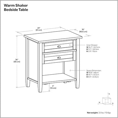 Eco-Friendly Bedside Table Made from Bamboo - Image 2
