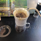 TaiLake Coffee Self Brewing Cup - Perfect for Single Serve Coffee - Experience the Art of One Cup Pour Over Coffee Maker(Vortex Filter Set)
