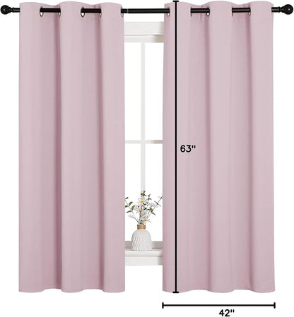 NICETOWN Nursery Essential Thermal Insulated Solid Grommet Top Blackout - Image 9