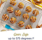 Ultra Cuisine Heavy Duty 100% Stainless Steel Cooling Rack for Cooking and Baking - Baking Rack & Wire Cooling Rack - Fits Quarter and Jelly Roll Sheet Pans - 8.5''x12''' and 10''x14.75''