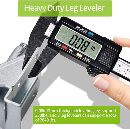 DkOvn 4/8/16 Pack Heavy Duty Leg Leveler, 2-inch Adjustable Height, - Image 4