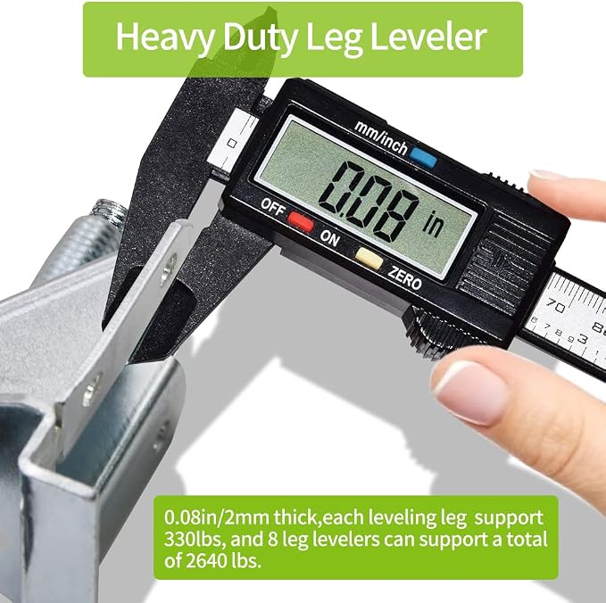 DkOvn Leg Leveler, 16 Pack Heavy Duty Leveling Feet, Adjustable Furniture - Image 4