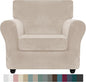 ZNSAYOTX Luxury Velvet Chair Slipcovers by ZNSAYOTX