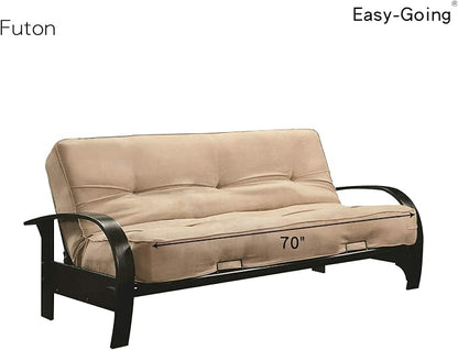 Easy-Going Reversible Couch Cover, Large Futon Sofa, Dark Blue/Light Blue | - Image 7