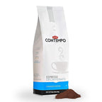 CAFFÉ CONTEMPO DECAF Italian Style Ground Espresso, Water Process Decaffeination, 1 LB, Fine Grind, Dark Roast, Freshly Roasted Coffee, Great for Moka Pot