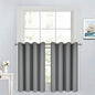 Yakamok Grey Room Darkening Window Curtains 52x36 Inch by Yakamok
