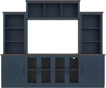 LUMISOL 4-Piece Entertainment Center Wall Unit - Image 4