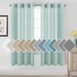 H.VERSAILTEX Linen Curtains Nickel Grommet Natural Linen Semi-Sheer Curtains 2 by HVERSAILTEX