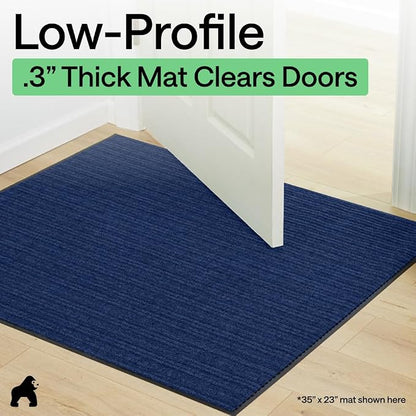 GORILLA GRIP Waterproof Traffic Guard Door Mat, 2 Pack Indoor Outdoor Durable - Image 9