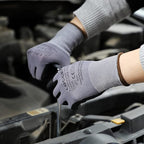 Safety Work Gloves MicroFoam Nitrile Coated-12 Pairs,Seamless Knit Nylon Gloves,Home Improvement,Micro-Foam Gloves