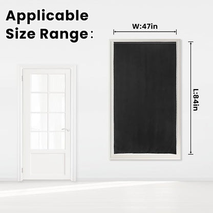 Adhesive Blackout Curtains- Self Stick Curtain No Rod Needed Easy to Hang - Image 7