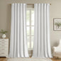 MIULEE White Velvet Curtains 52x84 inches Luxury Room Darkening Curtains | by MIULEE