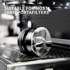 watchget 58.5MM Coffee Distributor, Gravity Adaptive Espresso Distributor Compatible with 58mm Portafilter Coffee Distribution Tool Professional Espresso Accessories