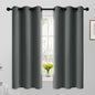 Yakamok Room Darkening Curtains 42x63 inch Length Dark Grey-Living Room | 2 by Yakamok