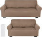 Peryiter 2 Pcs Sofa Covers Couch and Loveseat Covers Set Stretch Sofa Slipcover by Peryiter