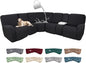 100% Waterproof Sectional Recliner Couch Covers by ROFASVCO