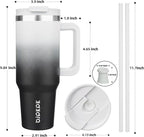 BJPKPK Insulated Tumblers With Handle And Straw 40 oz Stainless Steel Tumbler Cups With Lid,Day And Night