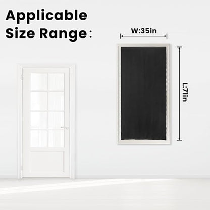 Adhesive Blackout Curtains- Self Stick Shades Window Blinds Curtains No Rod - Image 7