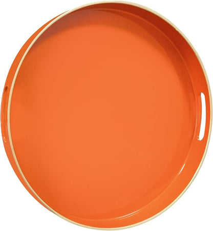MAONAME 13" Round Tray, Modern Decorative Trays by MAONAME