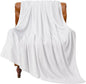 BEDELITE Fleece Blanket Soft Plush Twin Size Blanket White 60"x80" | Ultra Soft by BEDELITE