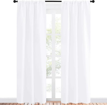 NICETOWN White Bedroom Curtain Panels - Image 2