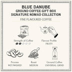 Bacha Coffee | Blue Danube Fine Flavoured Signature Nomad Collection, 100% Arabica Specialty Coffee, Ground Beans, Medium Roast, 250g